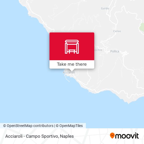 Acciaroli - Campo Sportivo map