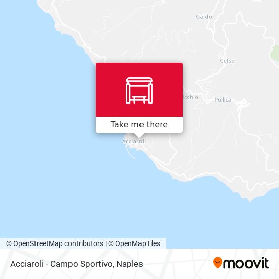 Acciaroli - Campo Sportivo map
