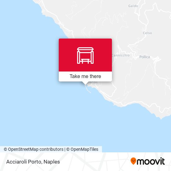 Acciaroli Porto map