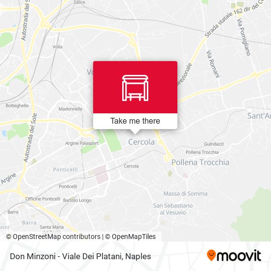 Don Minzoni - Viale Dei Platani map