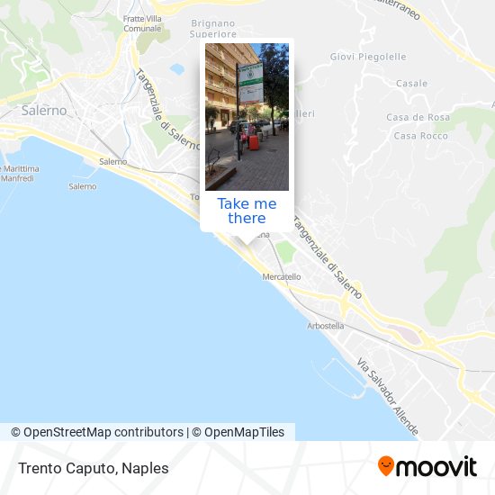 Trento Caputo map
