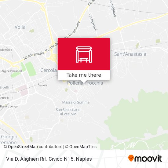 Via D. Alighieri Rif. Civico N° 5 map