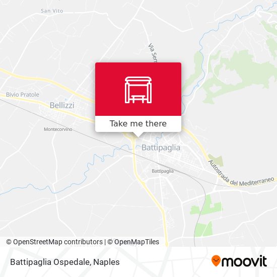 Battipaglia Ospedale map