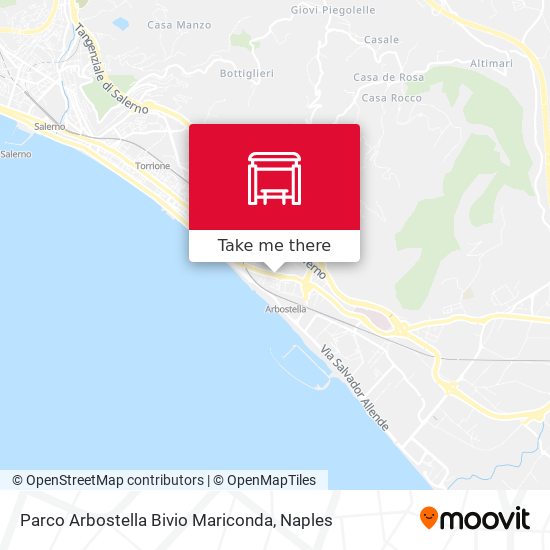 Parco Arbostella Bivio Mariconda map