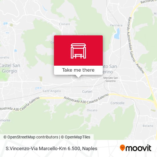 S.Vincenzo-Via Marcello-Km 6.500 map