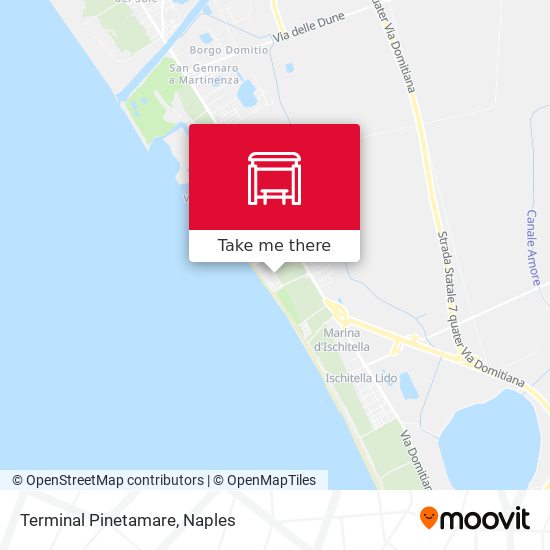 Terminal Pinetamare map