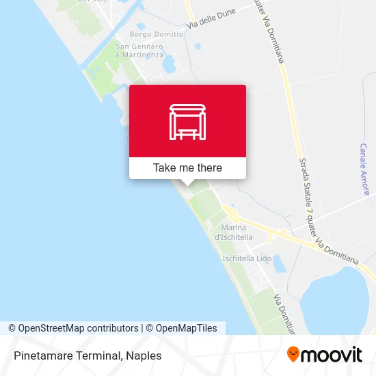 Pinetamare Terminal map