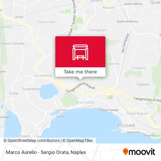 Marco Aurelio - Sergio Orata map