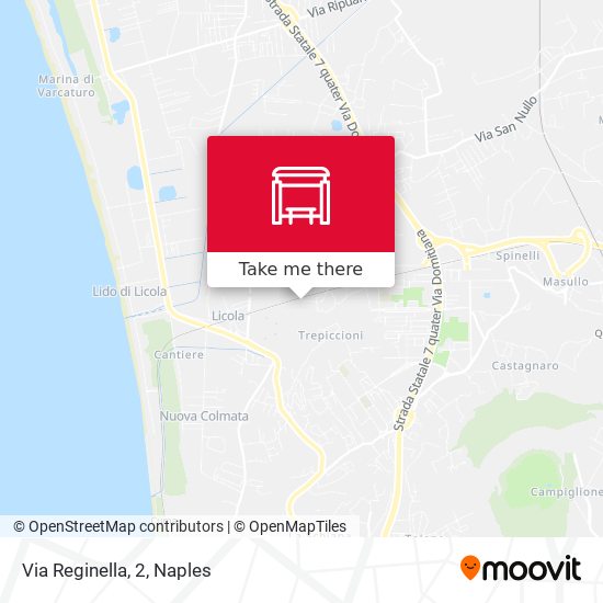 Via Reginella, 2 map