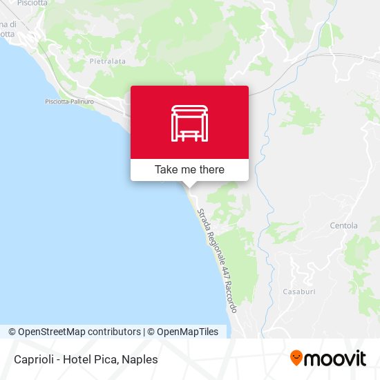 Caprioli - Hotel Pica map