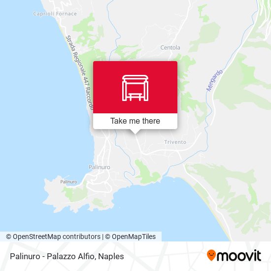 Palinuro - Palazzo Alfio map