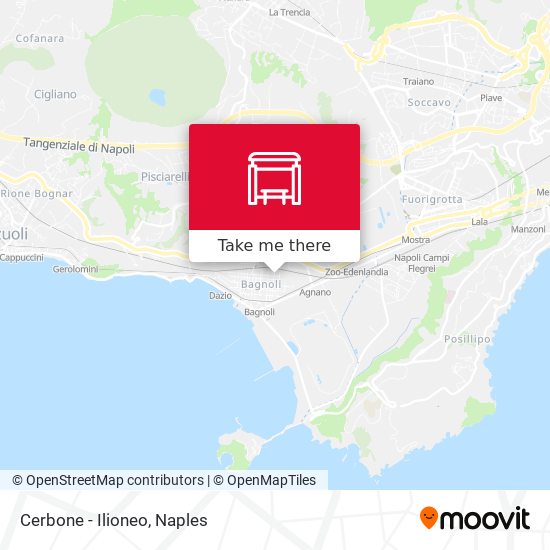 Cerbone - Ilioneo map