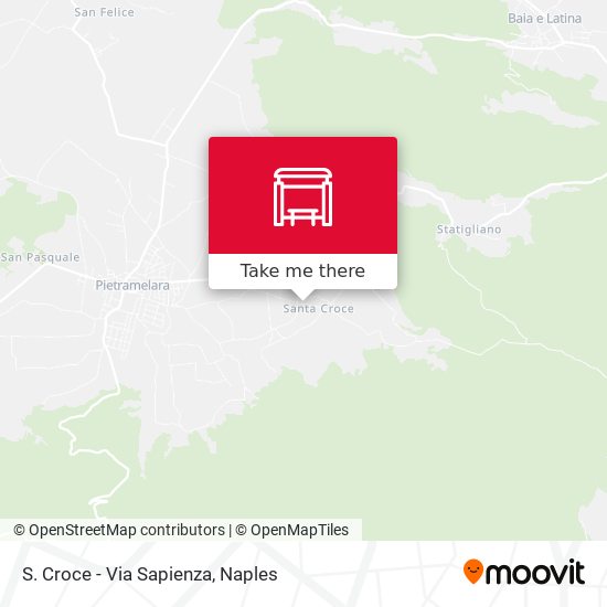 S. Croce - Via Sapienza map