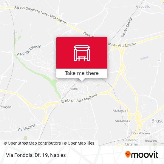 Via Fondola, Df. 19 map