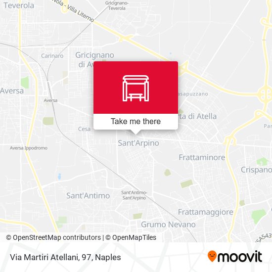 Via Martiri Atellani, 97 map