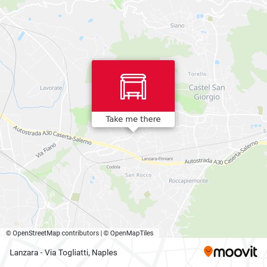 Lanzara - Via Togliatti map