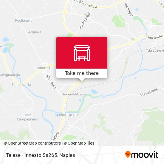 Telese - Innesto Ss265 map
