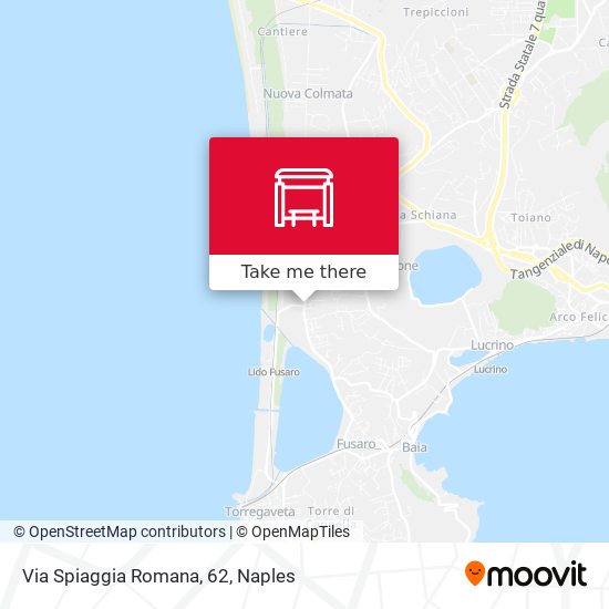 Via Spiaggia Romana, 62 map