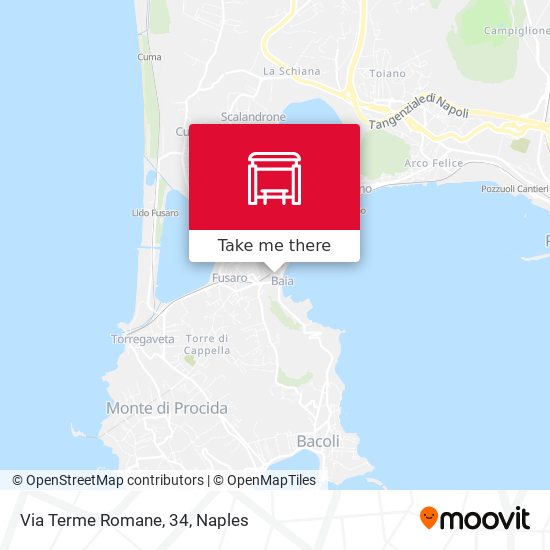 Via Terme Romane, 34 map