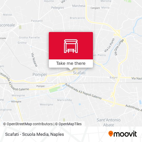 Scafati - Scuola Media map