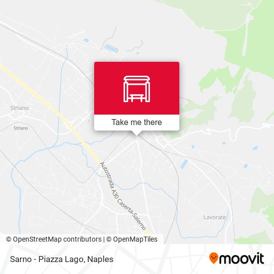 Sarno - Piazza Lago map