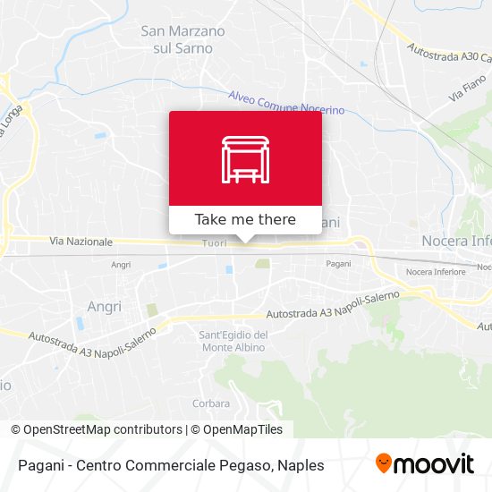 Pagani - Centro Commerciale Pegaso map