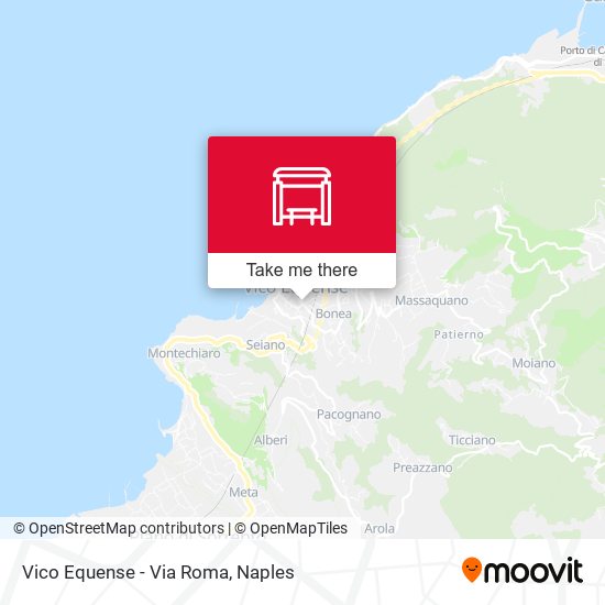 Vico Equense - Via Roma map