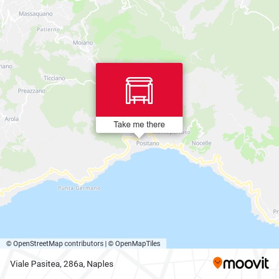 Viale Pasitea, 286a map