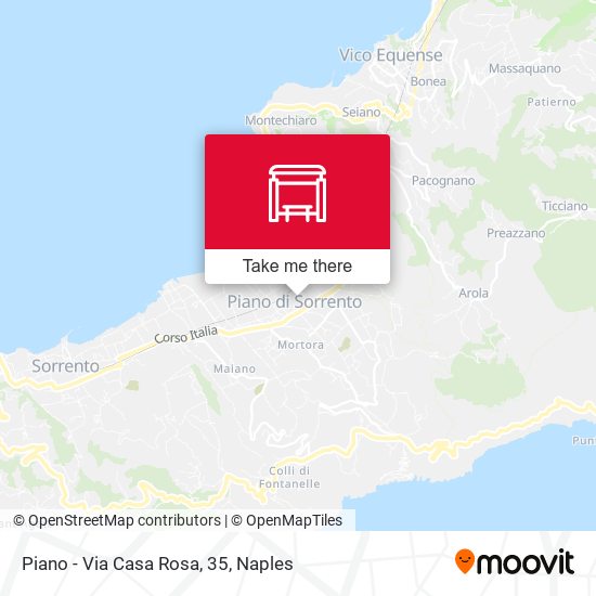 Piano - Via Casa Rosa, 35 map