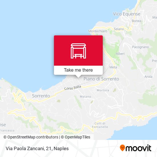 Via Paola Zancani, 21 map