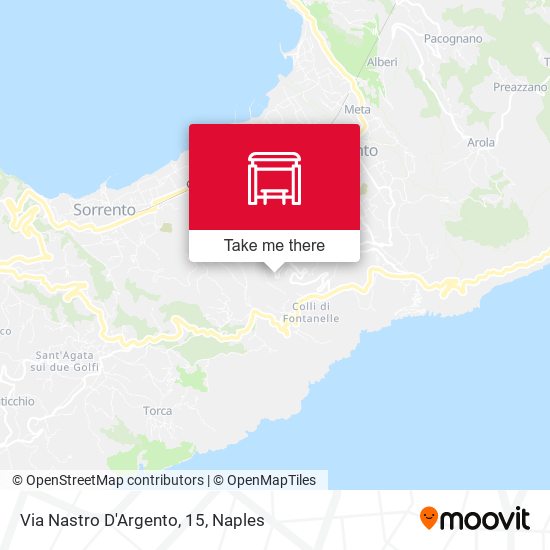 Via Nastro D'Argento, 15 map