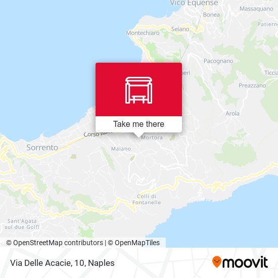 Via Delle Acacie, 10 map