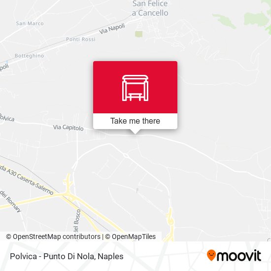 Polvica - Punto Di Nola map