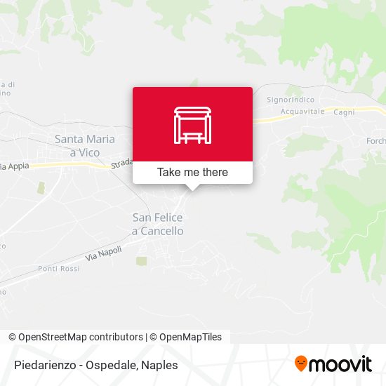 Piedarienzo - Ospedale map