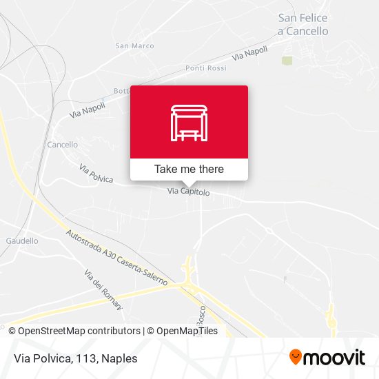 Via Polvica, 113 map