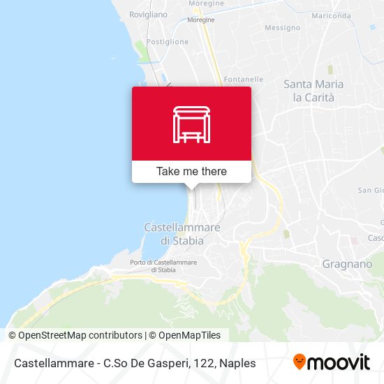 Castellammare - C.So De Gasperi, 122 map