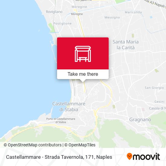 Castellammare - Strada Tavernola, 171 map