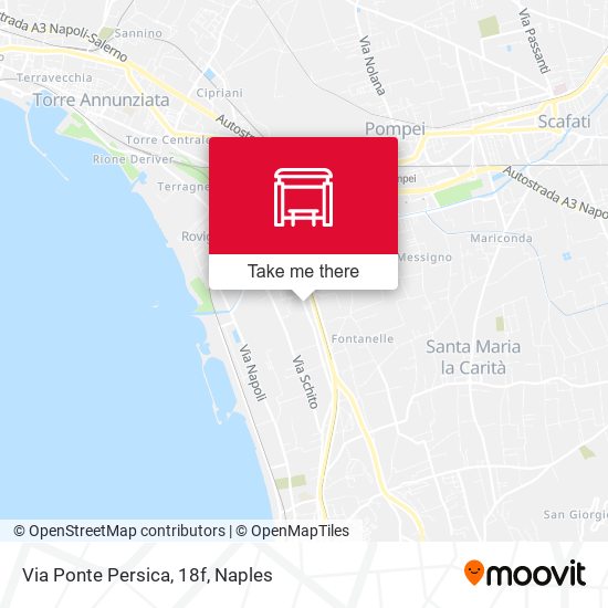 Via Ponte Persica, 18f map