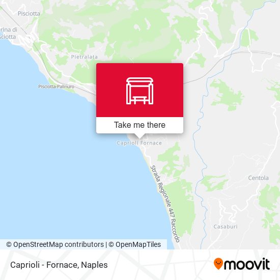 Caprioli - Fornace map