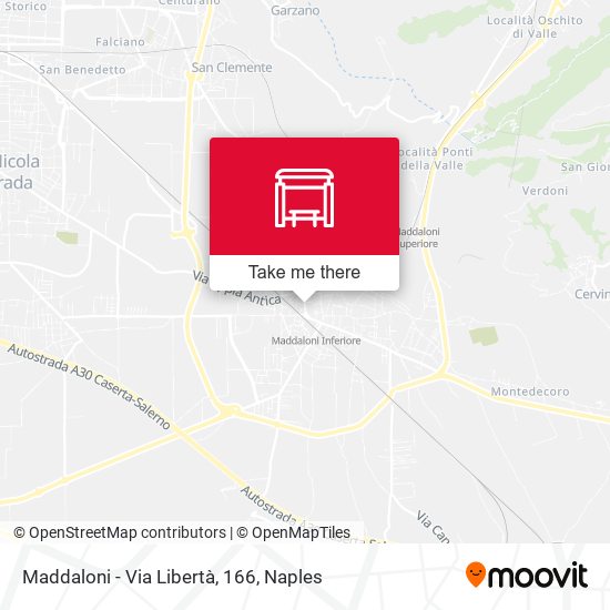 Maddaloni - Via Libertà, 166 map