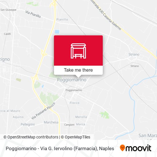 Poggiomarino - Via G. Iervolino (Farmacia) map