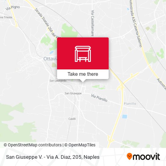 San Giuseppe V. - Via A. Diaz, 205 map