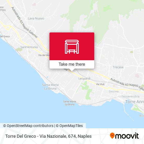 Torre Del Greco - Via Nazionale, 674 map