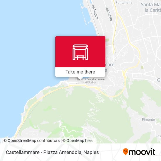 Castellammare - Piazza Amendola map