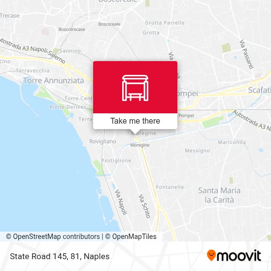 State Road 145, 81 map