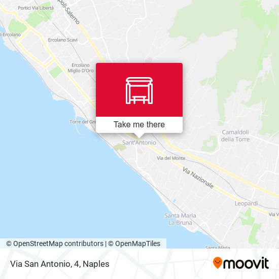 Via San Antonio, 4 map