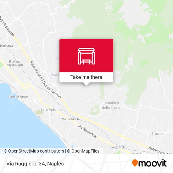 Via Ruggiero, 34 map