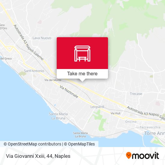 Via Giovanni Xxiii, 44 map