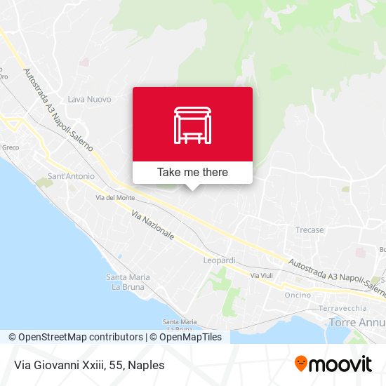 Via Giovanni Xxiii, 55 map