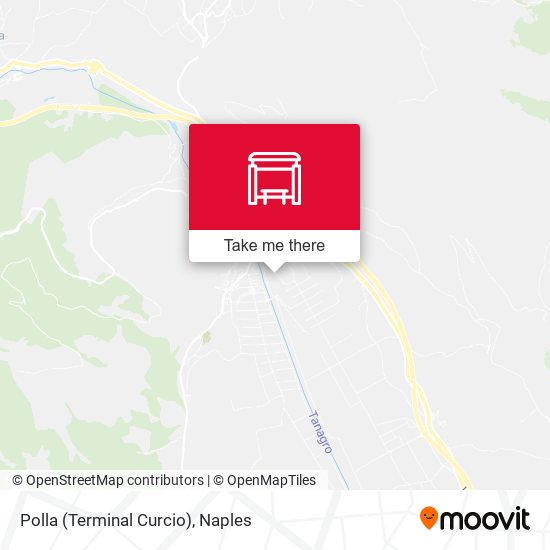 Polla (Terminal Curcio) map